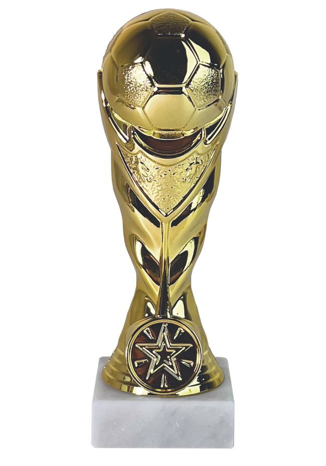 Trofeo deportivo replica del munidal de futbol